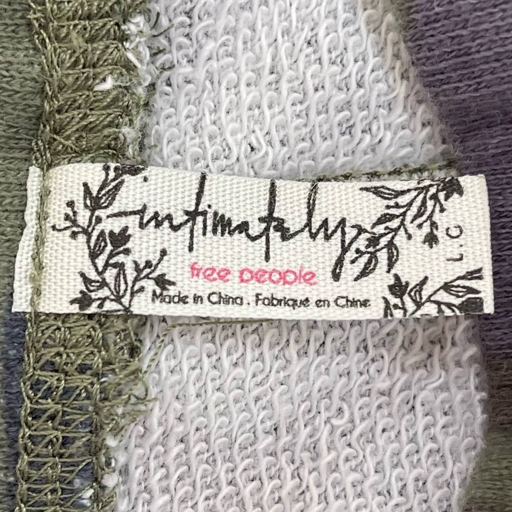 Intimately Free People Camo Jogger Sweatpants Women’s Pull-On Casual Pants Large - Picture 11 of 16